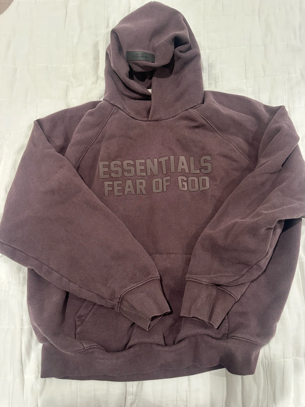 Fear of God ESSENTIALS Pullover Hoodie in Brown